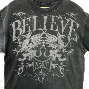 UFC Tapout MMA Vtg Y2K Grunge Skater Graphic  T Shirt Sz XL *read*